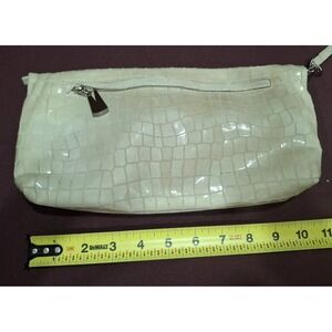 Liza Ganz Creme Colored Snakskin Purse